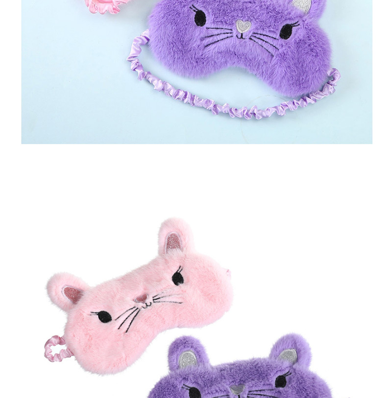 Fashion Violet Cat Shading Plush Children
