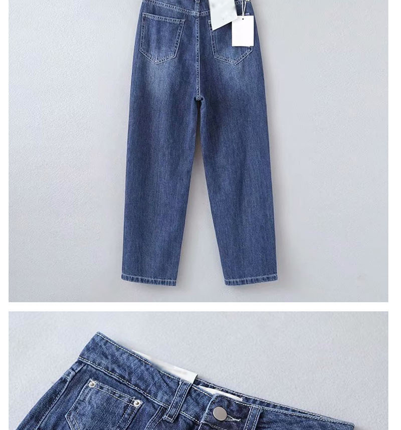 Fashion Blue Washed Jeans,Denim