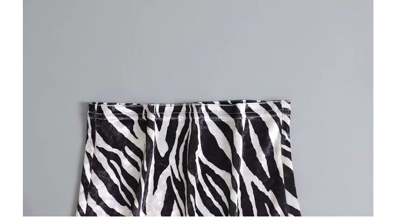 Fashion Zebra Pattern Animal Print Tube Top,Tank Tops & Camis