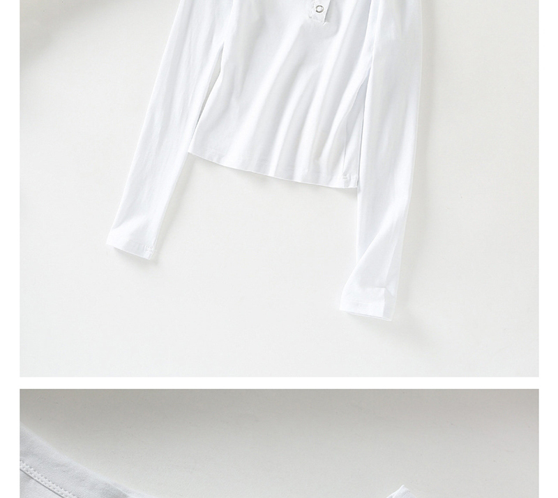 Fashion White Unisex Shoulder Long Sleeve T-shirt,Hair Crown