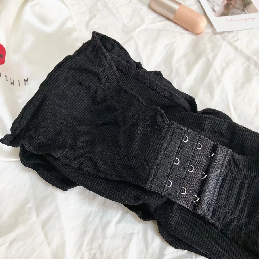 Fashion Black Fungus-wrapped Chest Back Underwear,SLEEPWEAR & UNDERWEAR