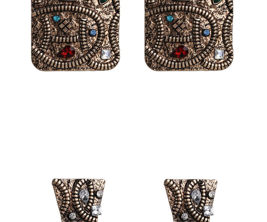 Fashion Color Geometric Metal Stud Earrings,Drop Earrings