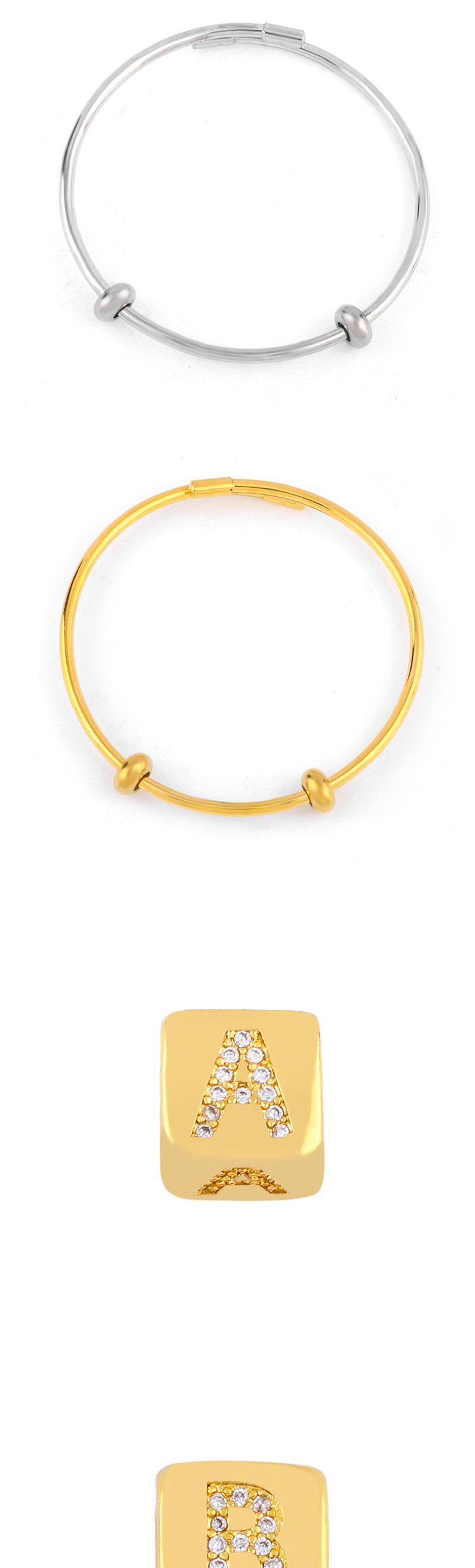 Fashion Golden E Diamond Sieve Diy Bracelet,Jewelry Findings & Components