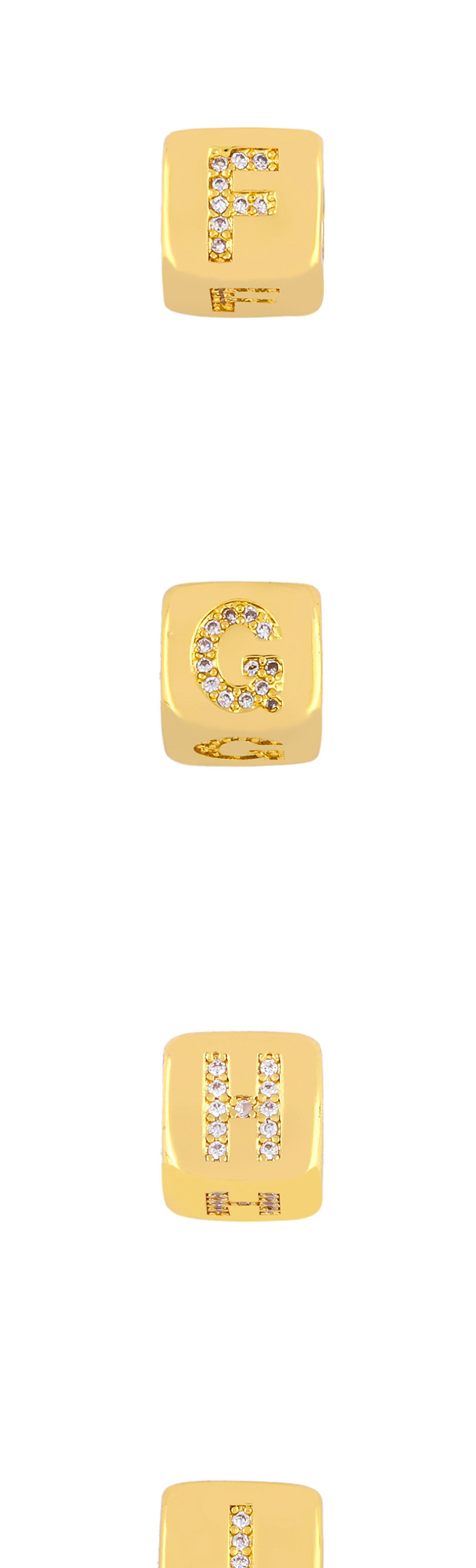 Fashion Golden M Diamond Sieve Diy Bracelet,Jewelry Findings & Components