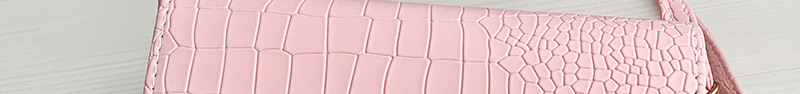 Fashion Pink Pu Stone Pattern Square Shoulder Crossbody Bag,Shoulder bags