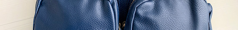 Fashion Blue Pu Backpack,Backpack