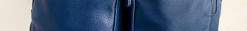 Fashion Blue Pu Backpack,Backpack