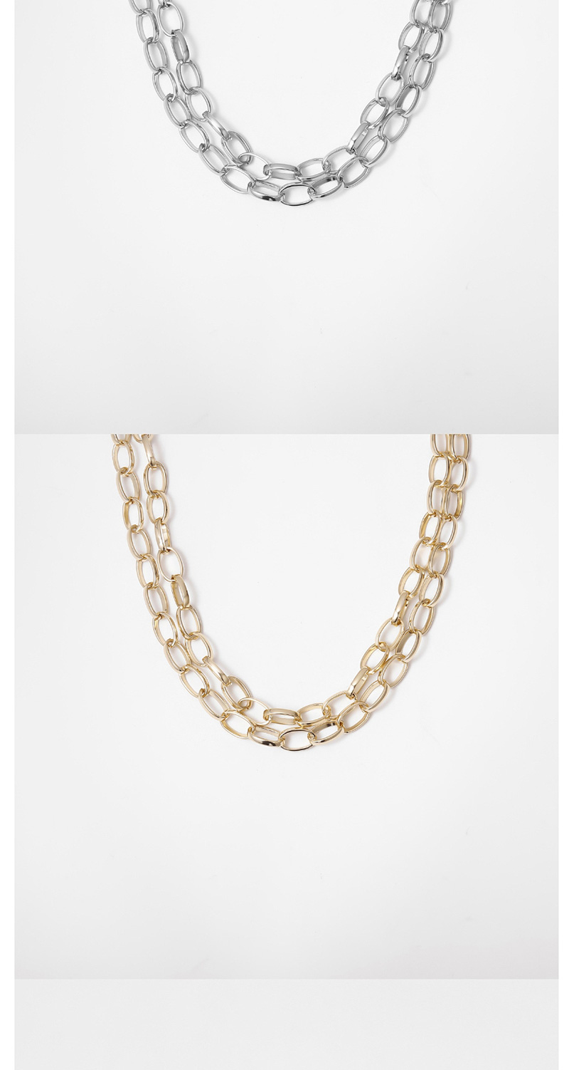 Fashion White K Multi-layer U-shaped Fringed Embossed Disc Waist Chain,Body Piercing Jewelry