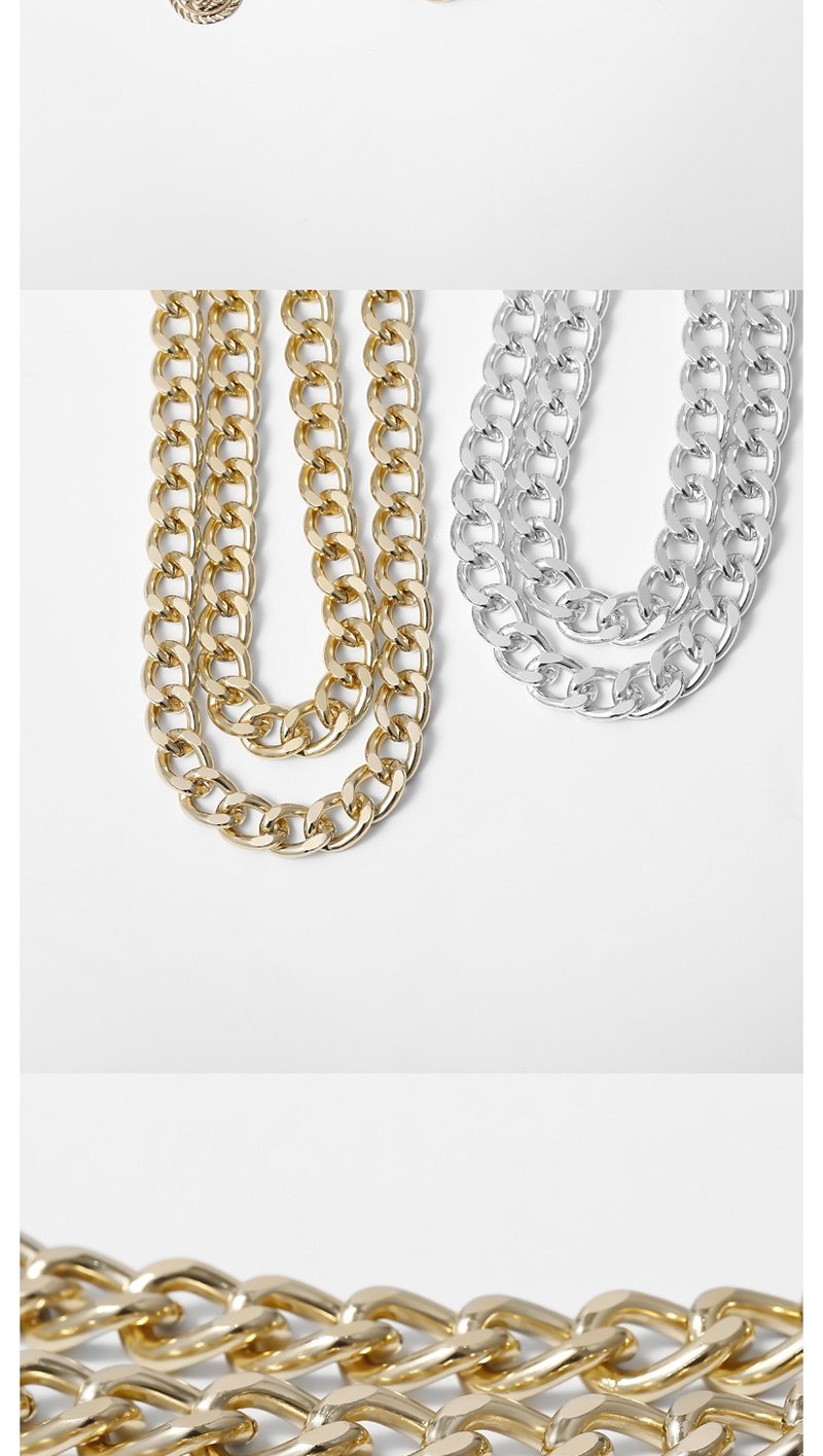 Fashion Golden Portrait Embossed Chain Waist Chain,Body Piercing Jewelry