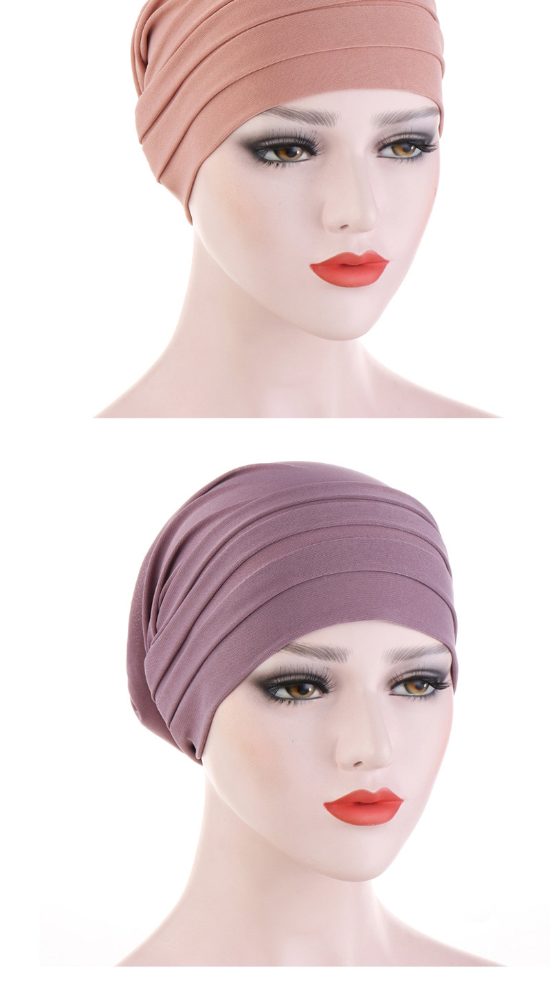 Fashion Wine Red Crystal Hemp Forehead Turban Hat,Hair Ribbons