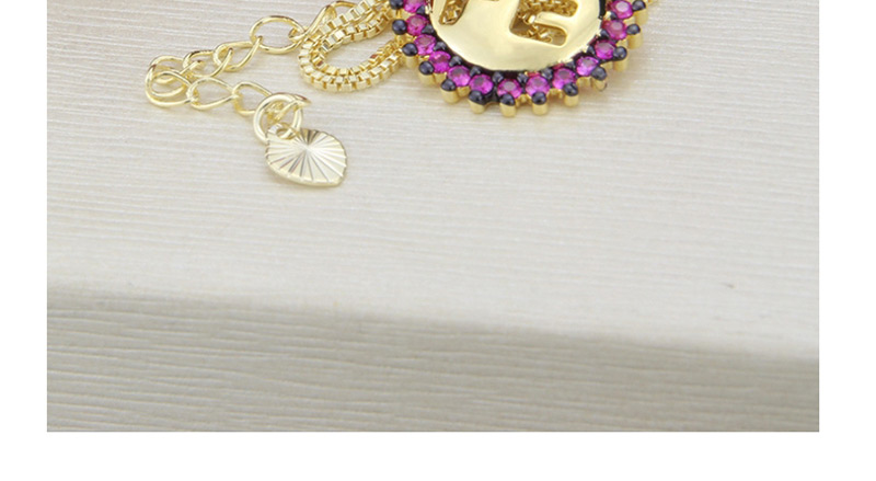 Fashion Gold-plated Diamond Open Letter Necklace,Necklaces