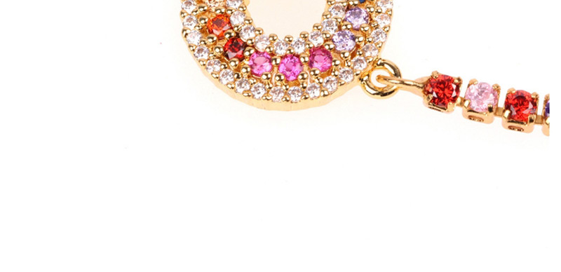 Fashion Color Hollow Diamond Circle Hollow Bracelet,Bracelets