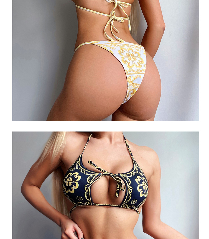 Fashion Leopard Print Leopard Print Tie Band Split Swimsuit,Bikini Sets