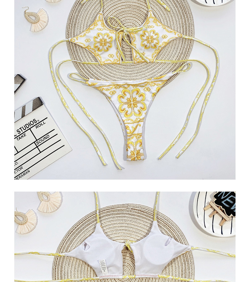 Fashion Leopard Print Leopard Print Tie Band Split Swimsuit,Bikini Sets