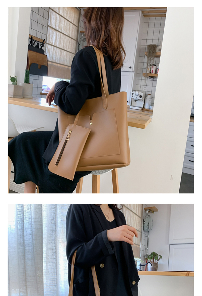 Fashion Black Solid Color Shoulder Shoulder Bag,Messenger bags