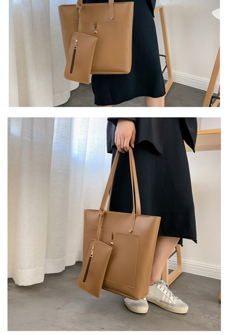 Fashion Khaki Solid Color Shoulder Shoulder Bag,Messenger bags