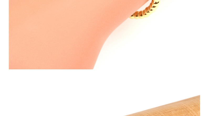 Fashion Golden Solid Color-fixed Copper Bead Woven Adjustable Bracelet,Bracelets