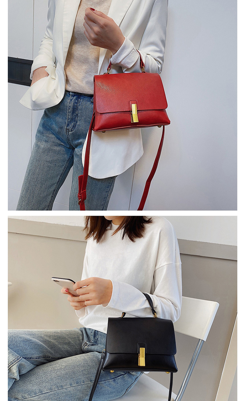 Fashion Brown Flap Lock Shoulder Crossbody Bag,Handbags