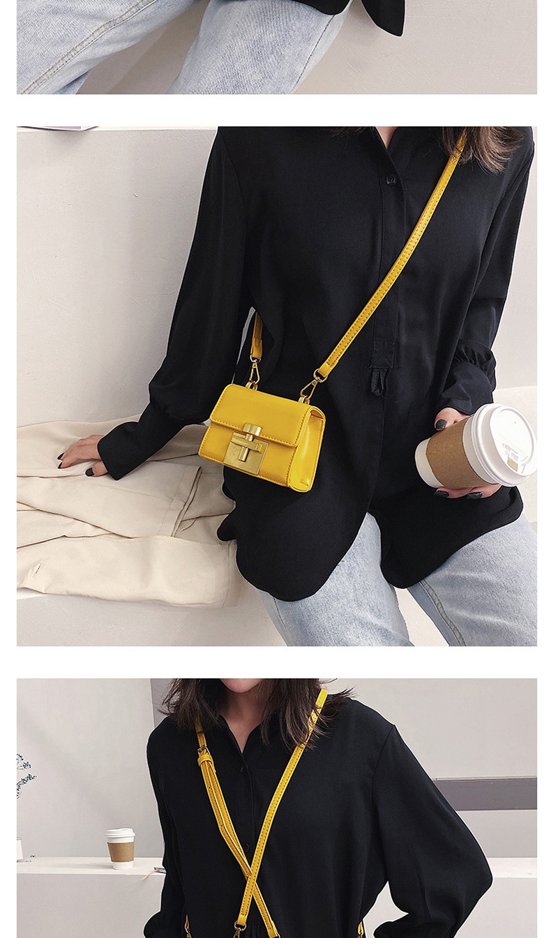 Fashion Yellow Large Stitched Shoulder Crossbody Bag,Shoulder bags