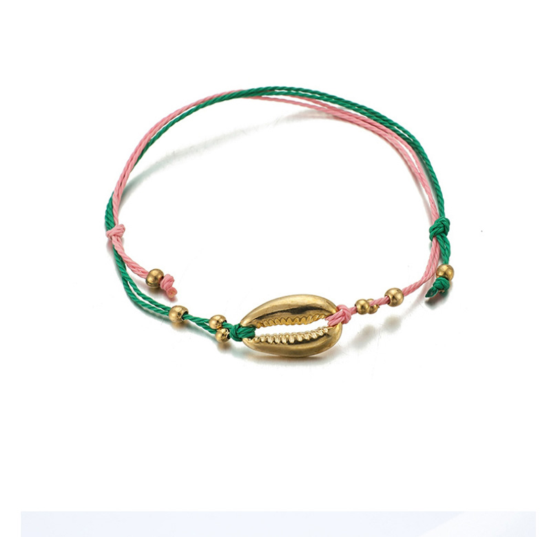 Fashion Golden Cactus Alloy Shell Bead Anklet Suits,Fashion Anklets