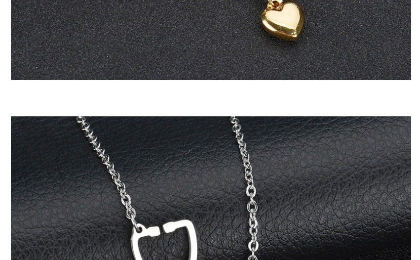 Fashion Steel Color Stethoscope Love Hollow Necklace,Necklaces