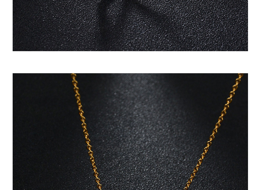 Fashion Golden Double Heart Diamond Stainless Steel Hollow Sweater Chain,Necklaces