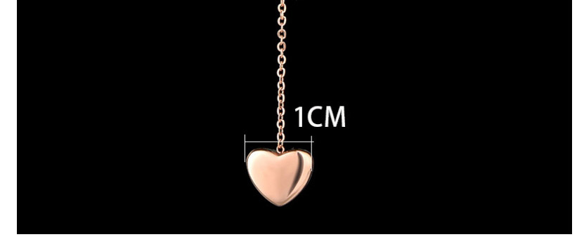Fashion Love Stainless Steel Love Geometric Hollow Necklace,Necklaces