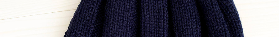 Fashion Navy Knitted Hats Bear,Knitting Wool Hats