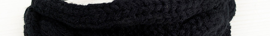 Fashion Black Knit Adult Hairband,Hair Ribbons