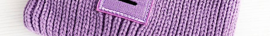 Fashion Purple Knitted Emoji Children Hat,Knitting Wool Hats