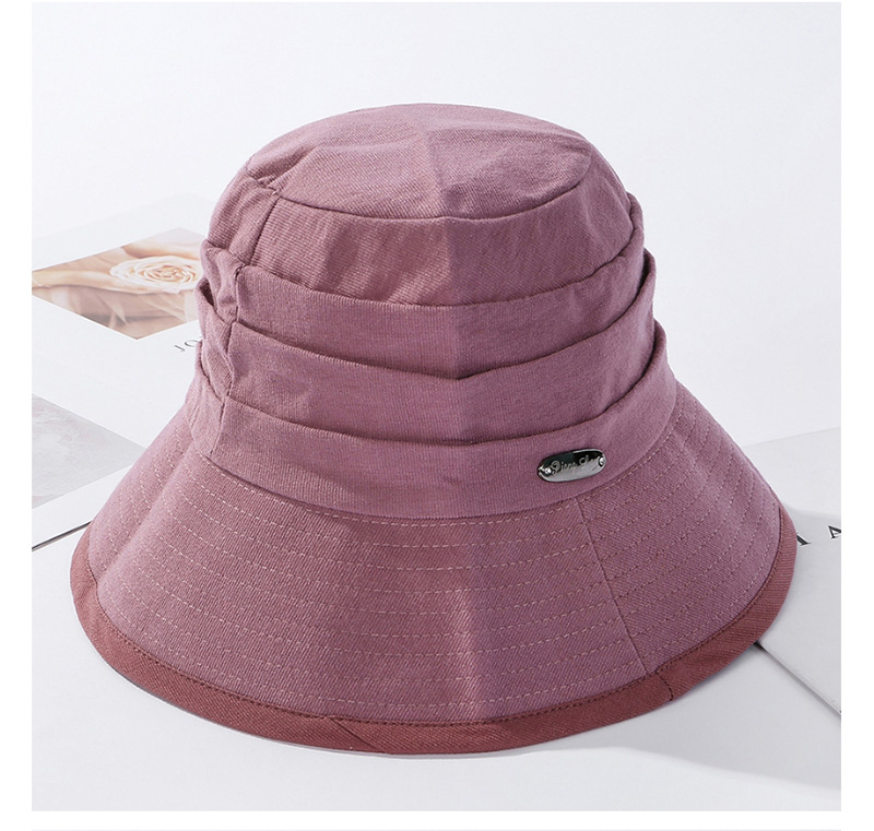 Fashion Blue Metal Foldable Fisherman Hat,Sun Hats