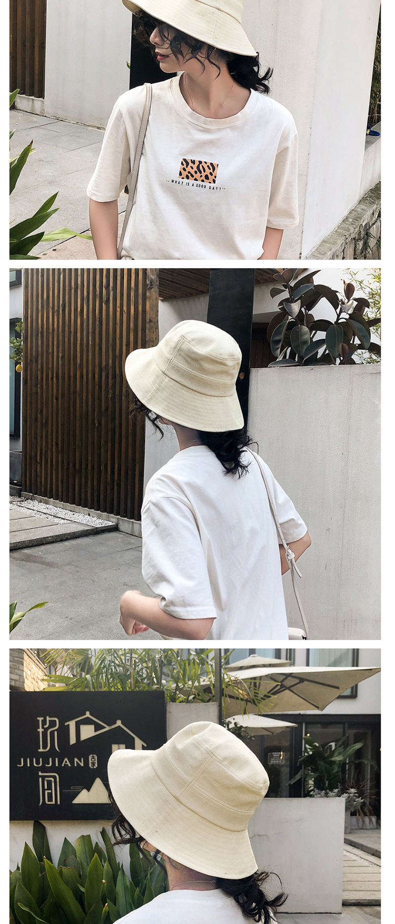 Fashion Khaki Cotton Sewing Thread Small Brimmed Hat,Sun Hats