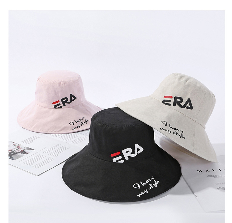 Fashion Black Letters Printed Double-sided Wear A Hat,Sun Hats