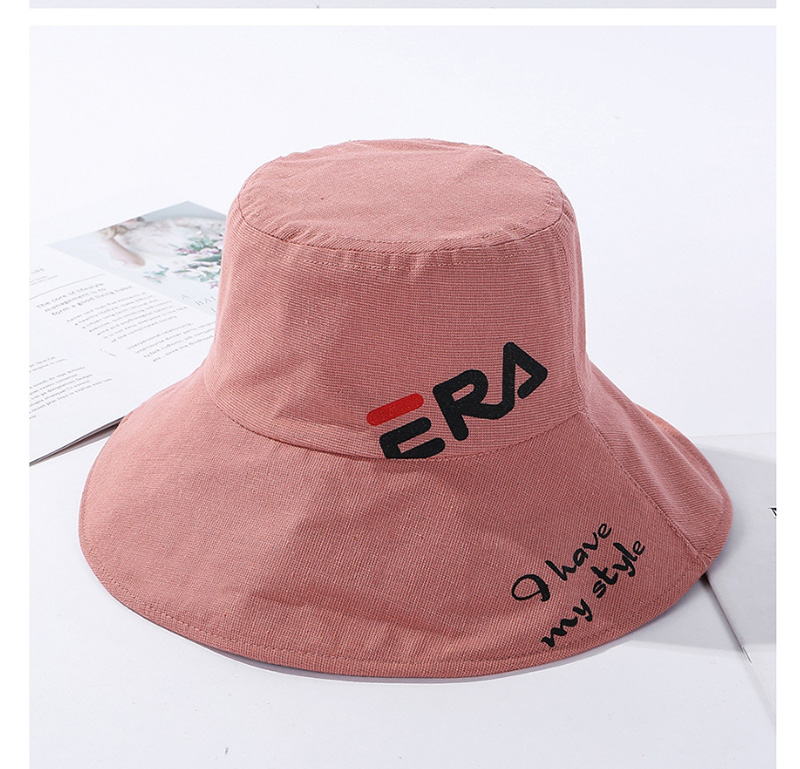 Fashion Leather Red Letters Printed Double-sided Wear A Hat,Sun Hats