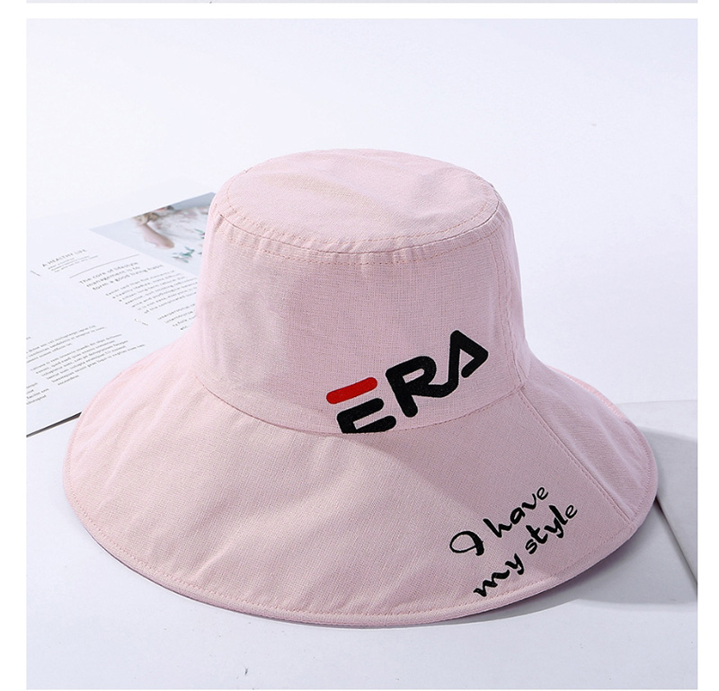 Fashion Pink Letters Printed Double-sided Wear A Hat,Sun Hats