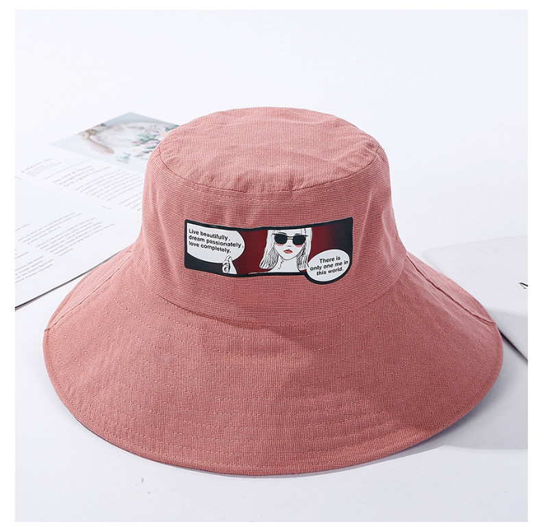 Fashion Beige Graffiti Cotton Traces Hat,Sun Hats