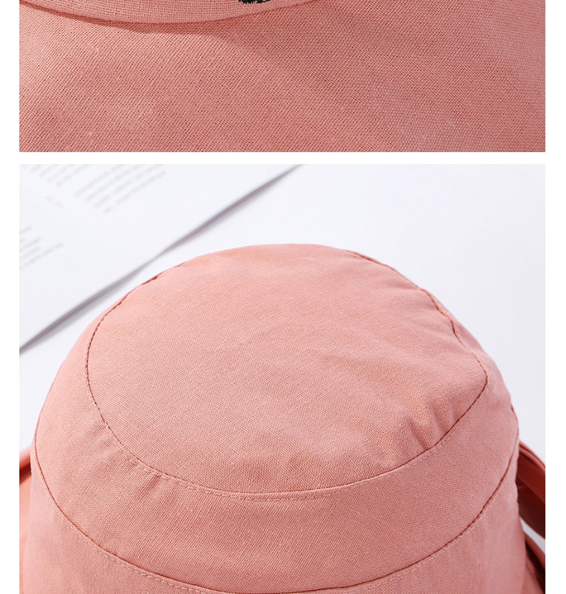 Fashion Khaki Embroidered Letter Can Hat Headband,Sun Hats