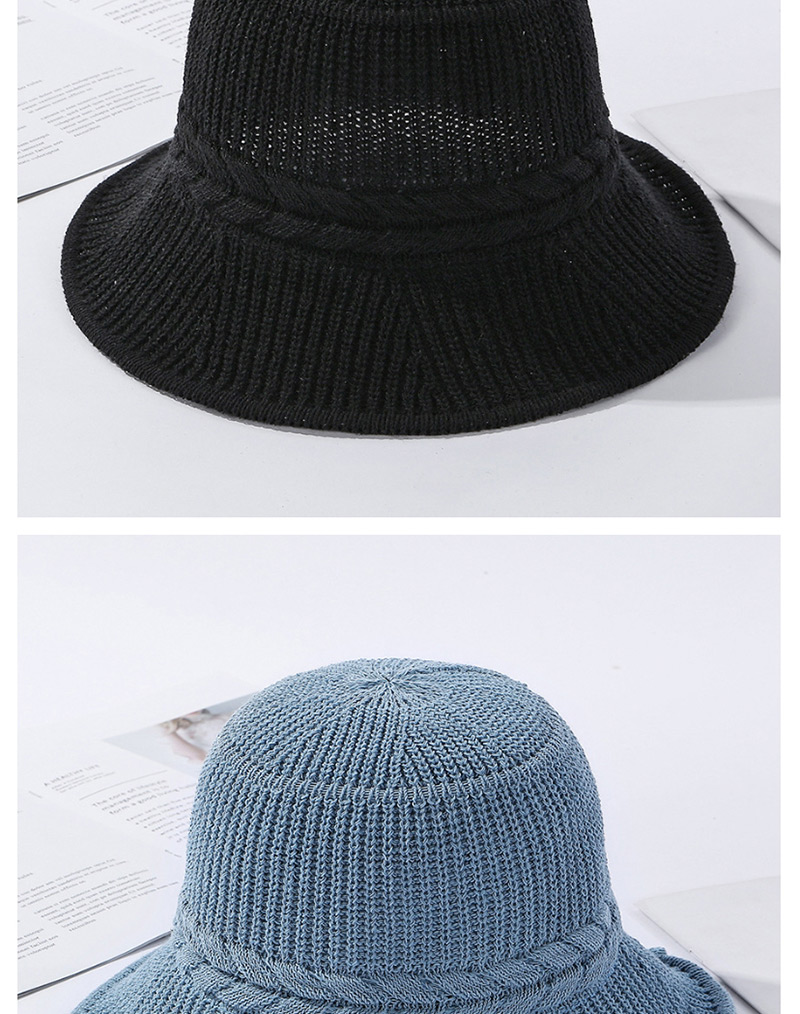 Fashion Black Milk Silk Knitted Hat,Knitting Wool Hats