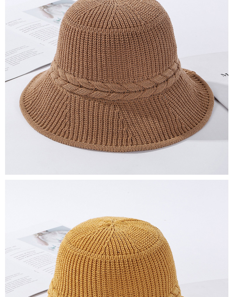 Fashion Coffee Color Milk Silk Knitted Hat,Knitting Wool Hats