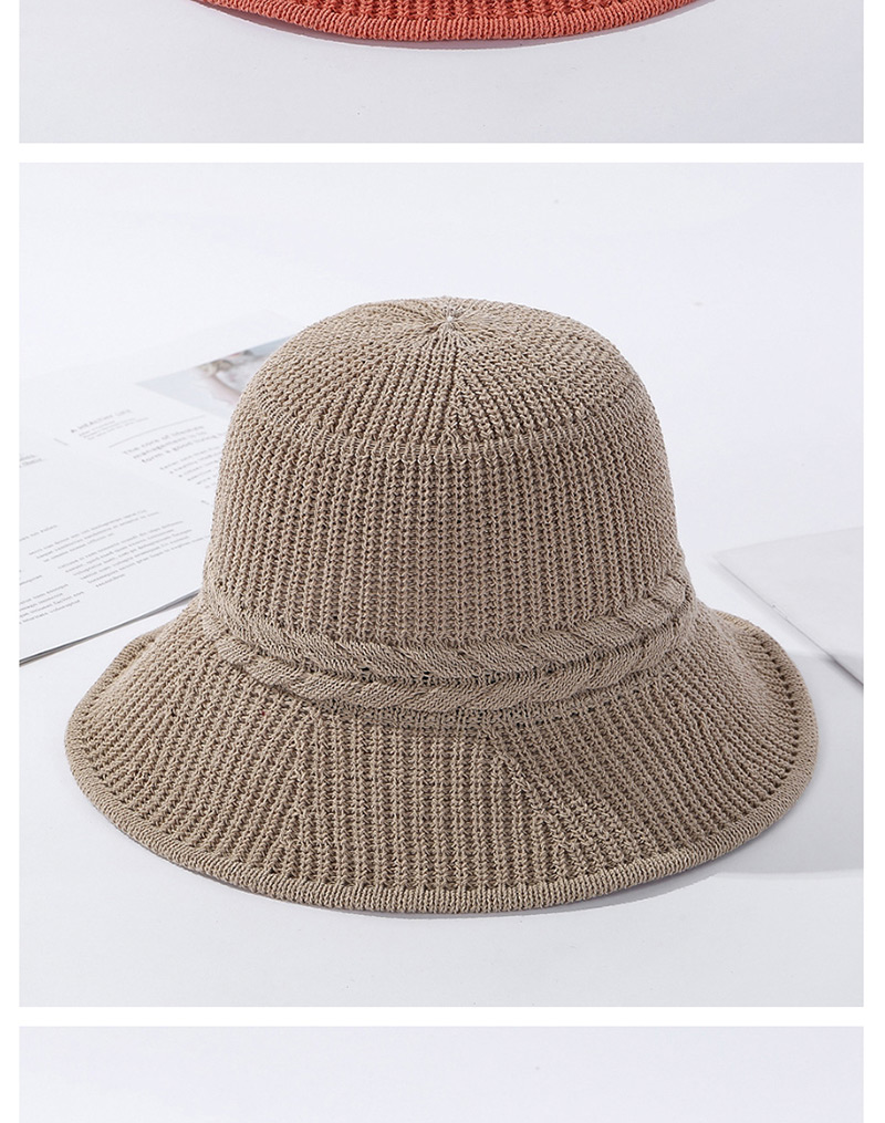 Fashion Beige Milk Silk Knitted Hat,Knitting Wool Hats