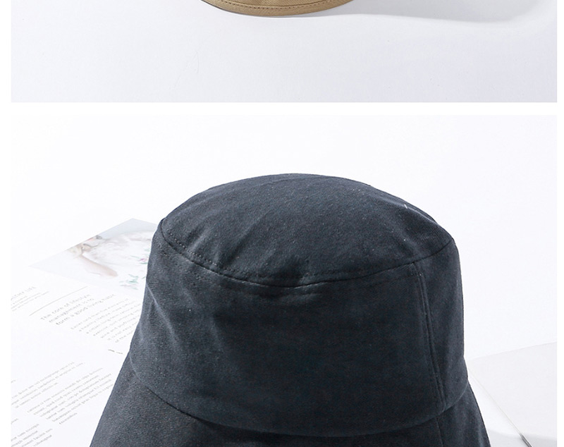 Fashion Blue Cotton Eaves Fisherman Hat,Sun Hats