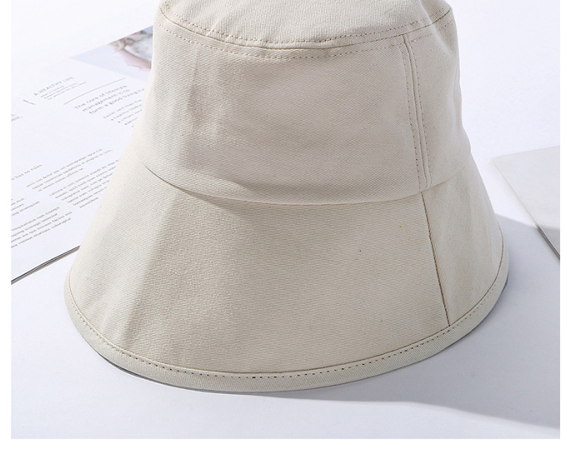 Fashion Beige Cotton Eaves Fisherman Hat,Sun Hats