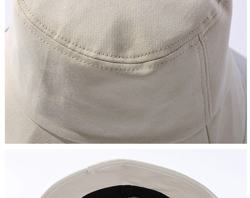 Fashion Khaki Cotton Eaves Fisherman Hat,Sun Hats