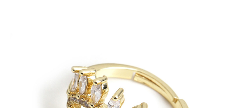 Fashion Golden Diamond Ring Hollow Eye Lashes,Fashion Rings