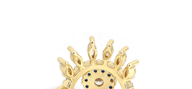 Fashion Golden Diamond Ring Hollow Eye Lashes,Fashion Rings