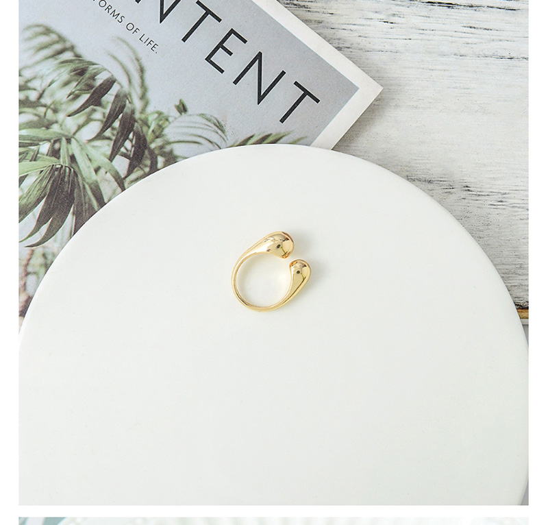 Fashion Golden Brass Open Gold Geometric Ring,Fashion Rings