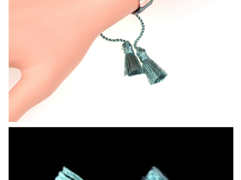 Fashion Gray Beatles Diamond Strap Hand Tassel Bracelet,Bracelets