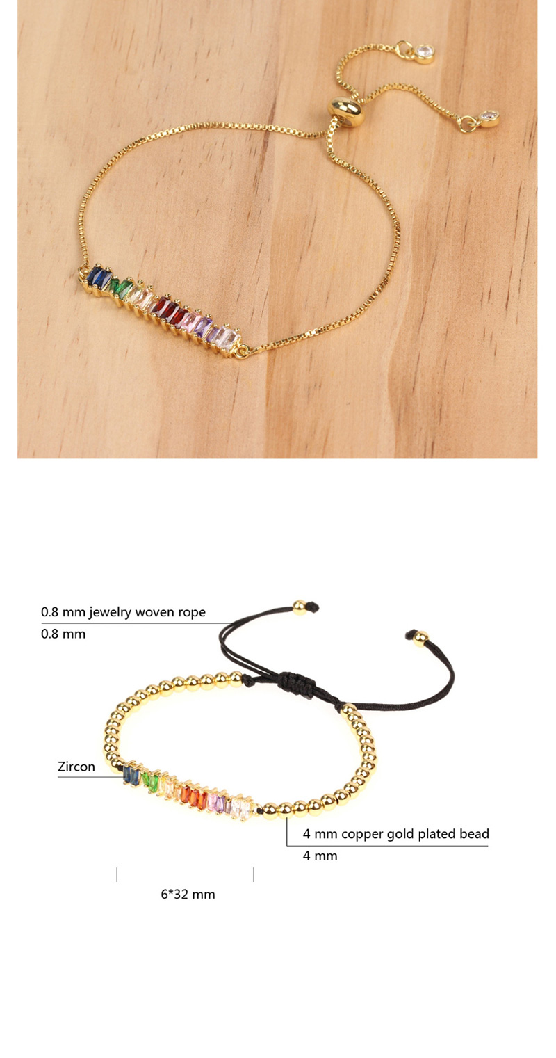 Fashion Golden Adjustable Bracelet With Diamond And Water Crystal Beads,Bracelets