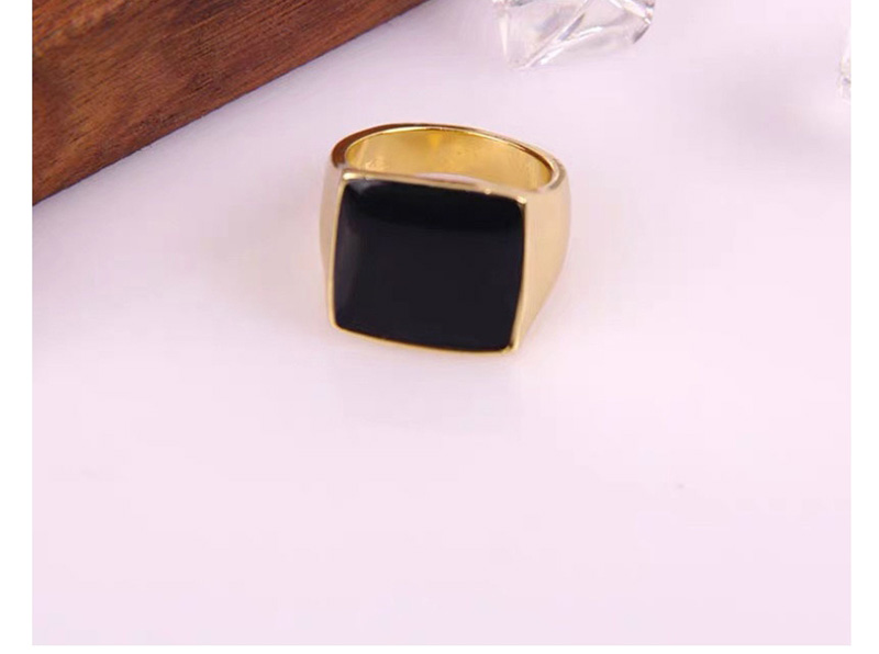 Fashion Black Alloy Drip Ring,Fashion Rings