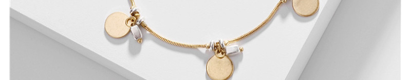 Fashion Golden Copper Snake Chain Two-color Pull Adjustable Bracelet,Bracelets